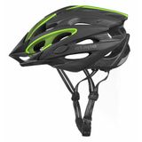 Biker cyklistická prilba čierno-zelená veľkosť oblečenia L-XL