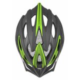 Biker cyklistická prilba čierno-zelená veľkosť oblečenia L-XL