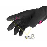 Diana WS+ dámske rukavice čierna-ružová veľkosť oblečenia L