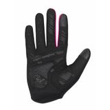 Paola+ cyklistické rukavice čierna-ružová veľkosť oblečenia L