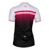 Diamond cyklistický dres biela-ružová veľkosť oblečenia L