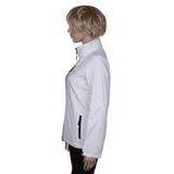 SBD-2 dámska softshellová bunda biela veľkosť oblečenia S