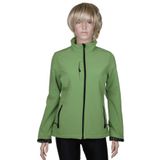 SBD-2 dámska softshellová bunda zelená sv. veľkosť oblečenia S