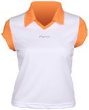 DP-01 dámske tričko biela-oranžová veľkosť oblečenia 140