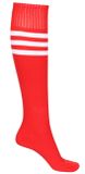 United futbalové štucne s ponožkou červená veľkosť oblečenia junior