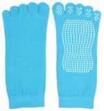 Grippy S1 ponožky na jogu, prstové modrá varianta 35963