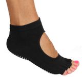 Grippy S2 ponožky na jogu, bezprsté čierna varianta 35967
