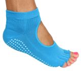 Grippy S2 ponožky na jogu, bezprsté šedý varianta 35968
