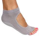 Grippy S2 ponožky na jogu, bezprsté šedý varianta 35968