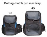 Petbag 32 batoh pre miláčikov šedý varianta 40241