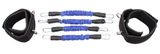 Leg Trainer Set odporové gumy sada modrá varianta 40537