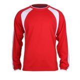 Chelsea dres s dlhými rukávmi červená veľkosť oblečenia 164