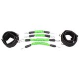 Leg Trainer Set odporové gumy sada zelená varianta 40538