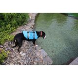 Dog Swimmer plávacia vesta pre psa modrá veľkosť oblečenia L