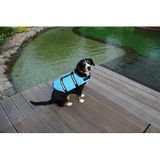 Dog Swimmer plávacia vesta pre psa modrá veľkosť oblečenia L