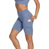 Yoga Sporty krátke športové legíny modrá veľkosť oblečenia L