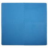 Colored Puzzle fitness podložka modrá balenie 4 ks