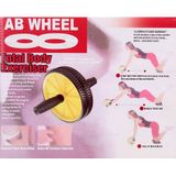 AB Double Wheel posilňovacie koliesko žltá balenie 1 ks