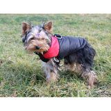 Vest Doggie kabátik pre psov červená veľkosť oblečenia S