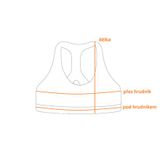 Cut Bra športová podprsenka fialová veľkosť oblečenia S
