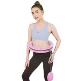 Hula Hoop Massage gymnastická obruč ružová varianta 42439
