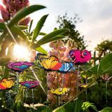 Butterfly záhradné dekorácie 50 ks balenie 1 sada