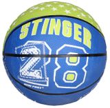 Print Mini basketbalová lopta zelená veľkosť plopty č. 3