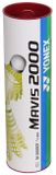 Mavis 2000 badmintonové loptičky zelená balenie tuba 6 ks