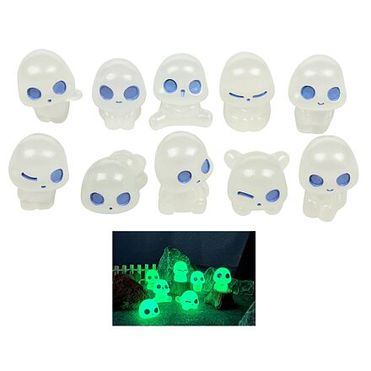 Alien svetielkujúce ornamenty 10 ks zelená balenie 1 sada