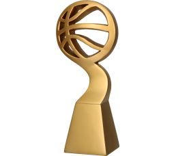 Basketbal figúrka zlatá 23 cm