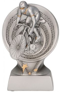 Cyklistika figúrka  V-13 cm sivá