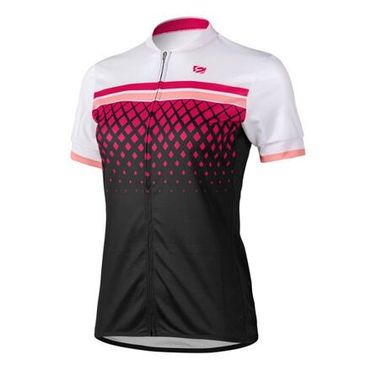 Diamond cyklistický dres biela-ružová veľkosť oblečenia L