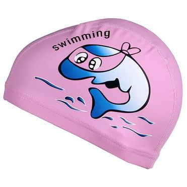 Dolphin detská plavecká čiapka ružová balenie 1 ks
