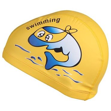 Dolphin detská plavecká čiapka žltá balenie 1 ks