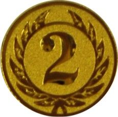 Emblém 2. miesto zlaté
