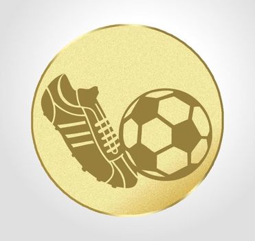 Emblém futbal lopta + kopačka