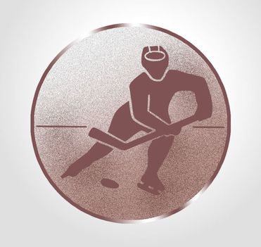 Emblém hokej bronzový