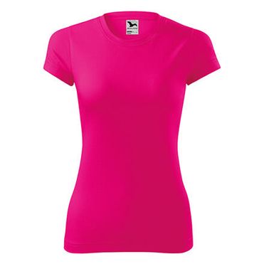 Fantasy dámske tričko ružová neon veľkosť oblečenia XL