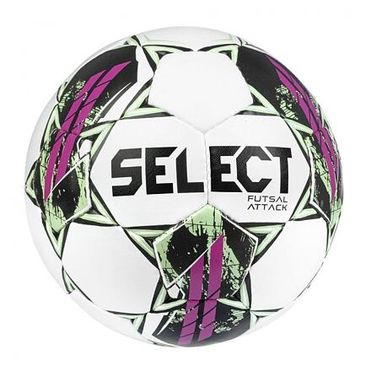 FB Futsal Attack futsalová lopta biela-ružová veľkosť plopty č. 4