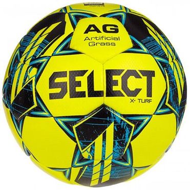 FB X-Turf futbalová lopta žltá-modrá veľkosť plopty č. 5