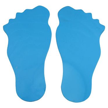 Feet značka na podlahu modrá balenie 1 pár