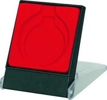 Kazeta na medailu 70x85mm červená