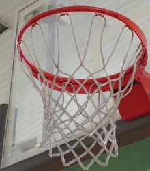 KV Řezáč Basketbalová sieť biela 4 mm