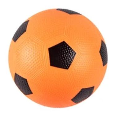 Lopta Fotbal gumová lopta oranžová balenie 1 ks