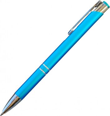 OLEG Guľôčkové pero tyrkysovo modre 48