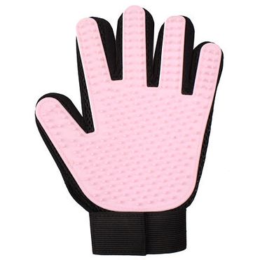 Pet Glove vyčesávacia rukavica ružová varianta 40168