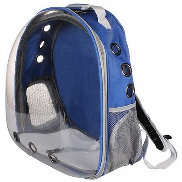 Petbag Transparent batoh pre miláčikov tm. modrá balenie 1 ks