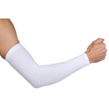 Premium Arm kompresné návleky na ruky biela veľkosť oblečenia L