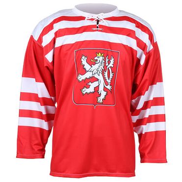 Replika ČSR 1947 hokejový dres červená veľkosť oblečenia XL
