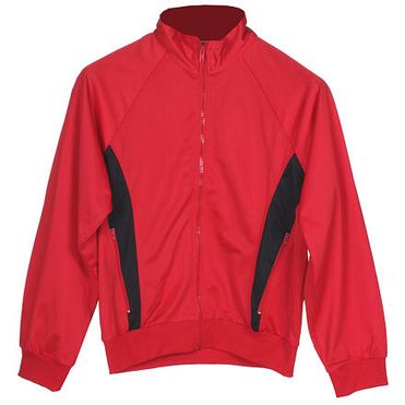 SJ-2 športová bunda červená-šedá veľkosť oblečenia 128